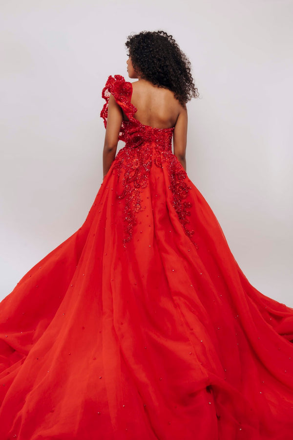 ALBINA BALLGOWN#1BY ALBINA DYLA RED