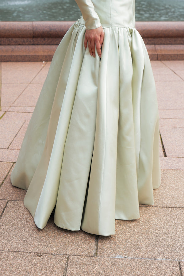 GENEVIEVE GOWN BY MY SECRET WARDROBE GREEN