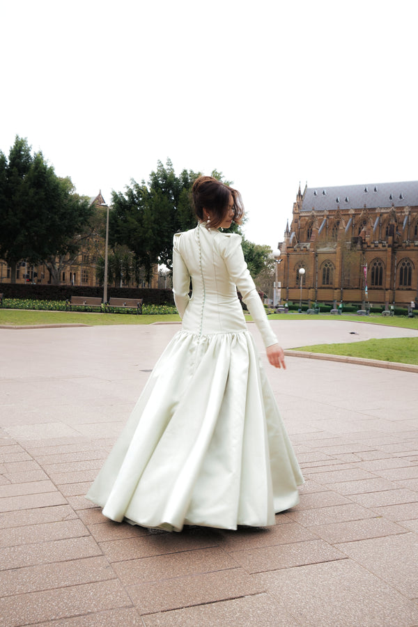 GENEVIEVE GOWN BY MY SECRET WARDROBE GREEN