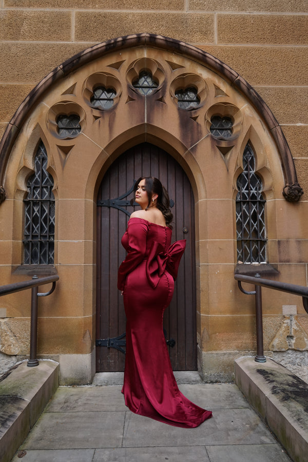 ELLE BY MY SECRET WARDROBE BURGUNDY