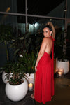 MELANIA MAXI DRESS RED