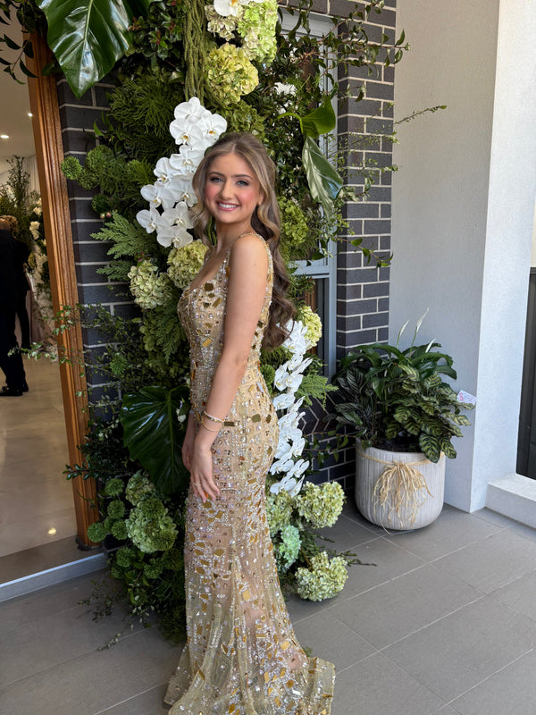 SASHA GOWN BY FJOLLA QELA GOLD