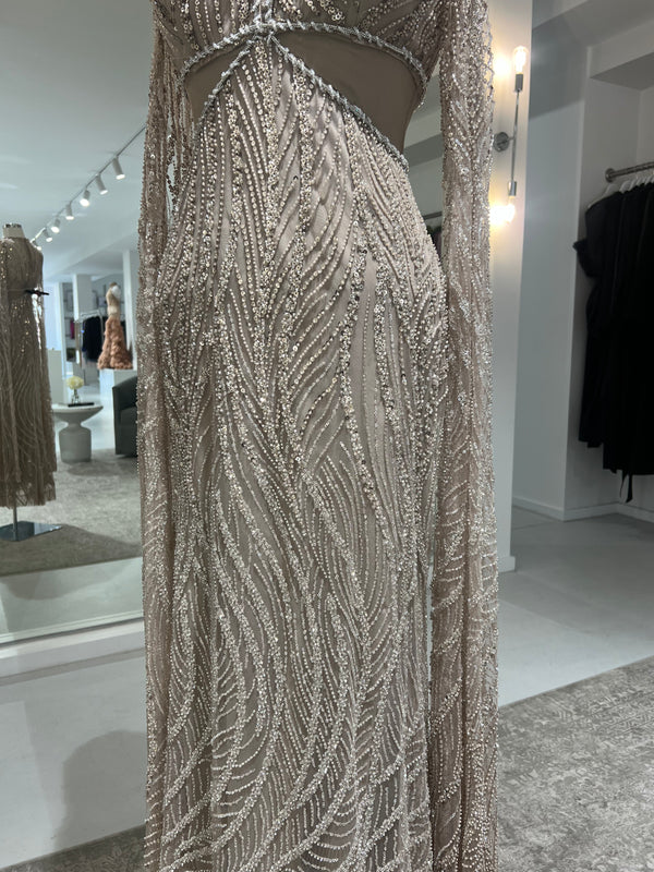 ZENDAYA MAXI DRESS NUDE