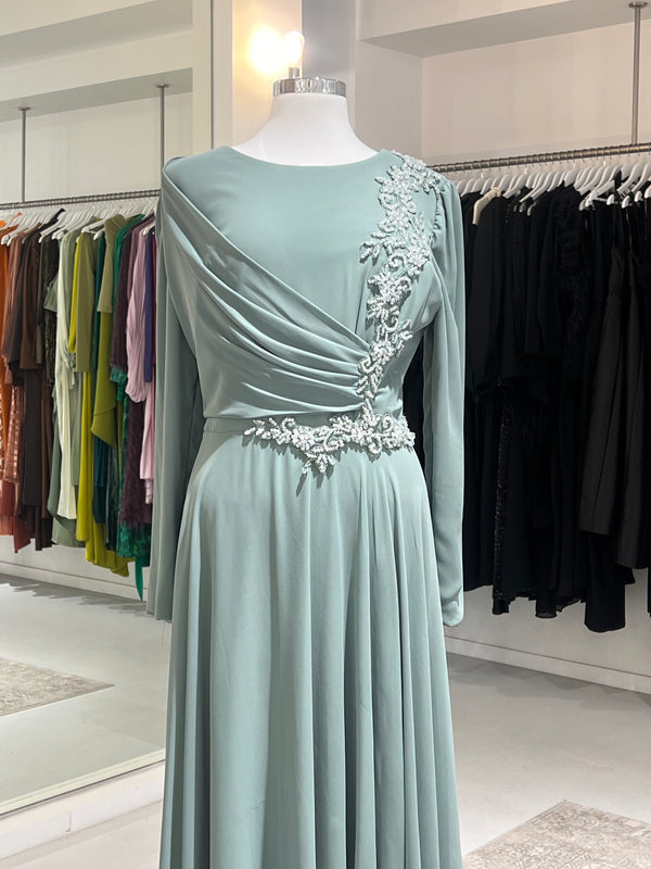 KAWKEB GOWN GREEN