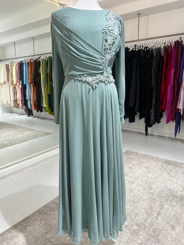 KAWKEB GOWN GREEN