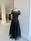 SHADOW GOWN BLACK