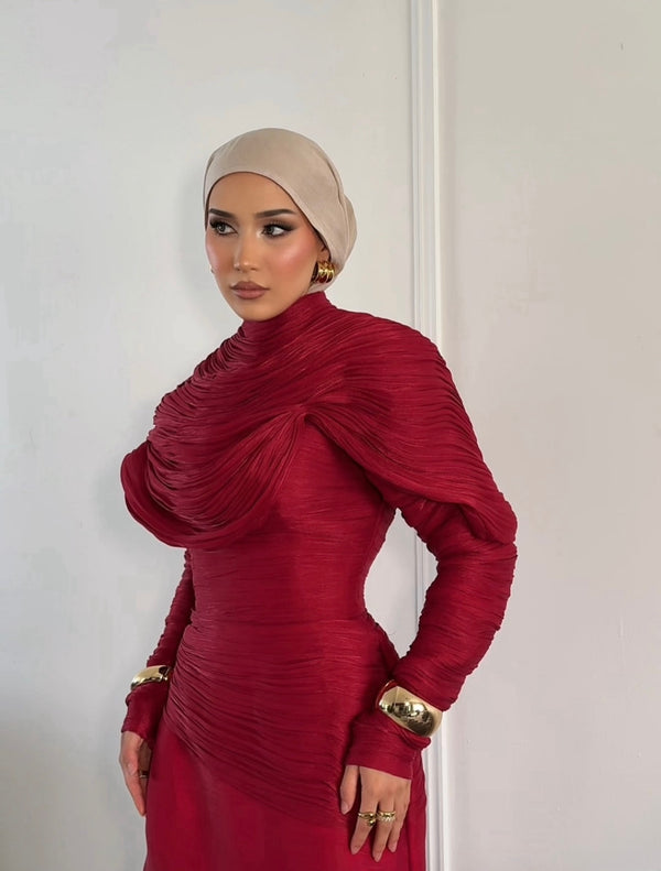 ESRA GOWN BY MY SECRET WARDROBE RED