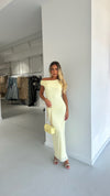 BROOKE MAXI DRESS BY MY SECRET WARDROBE LEMON