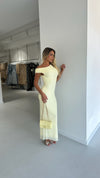 BROOKE MAXI DRESS BY MY SECRET WARDROBE LEMON