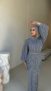 JANNAH BY MY SECRET WARDROBE GUNMETAL GREY