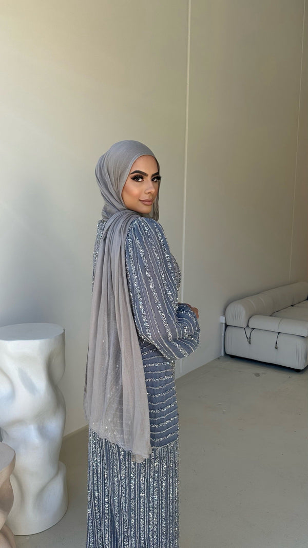 JANNAH BY MY SECRET WARDROBE GUNMETAL GREY