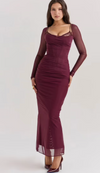 KATARINA MAXI DRESS BY HOUSE OF CB RED