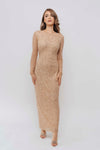 LINA MIDI DRESS BY MY SECRET WARDROBE ROSE GOLD