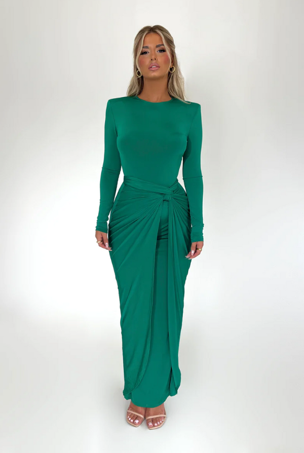MARLISA MAXI DRESS GREEN