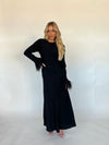 MIRANDA FEATHER CUFFED DRESS BY JOHNNY BLACK