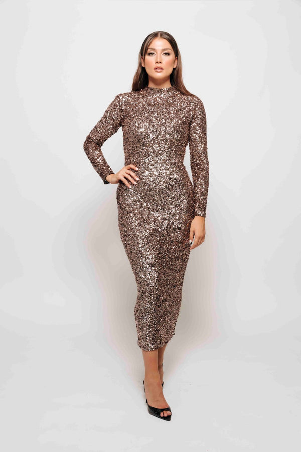 PIXIE MIDI BY MY SECRET WARDROBE BROWN