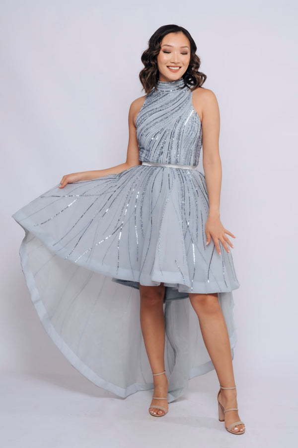 ROKSAR HULTERNECK BY MY SECRET WARDROBE BLUE