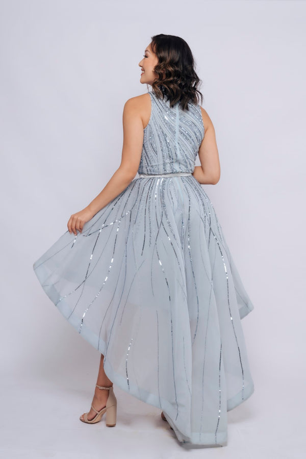 ROKSAR HULTERNECK BY MY SECRET WARDROBE BLUE