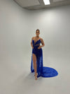 ROYAL MINI DRESS ROYAL BLUE