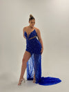 ROYAL MINI DRESS ROYAL BLUE