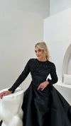 SAJA GOWN BLACK