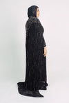 SUE CAPE GOWN BY MY SECRET WARDROBE BLACK