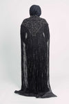 SUE CAPE GOWN BY MY SECRET WARDROBE BLACK