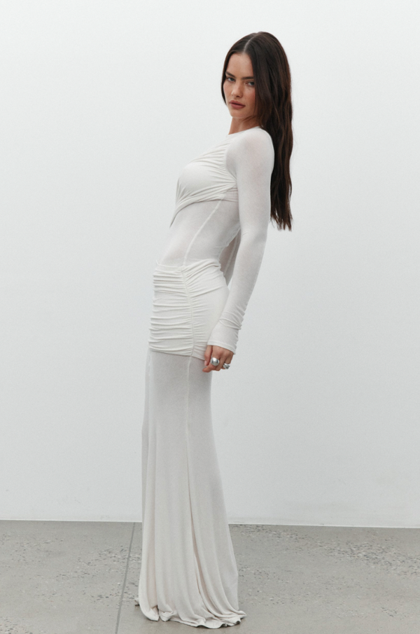 KANANI DRESS BY BAYSE BRAND WHITE