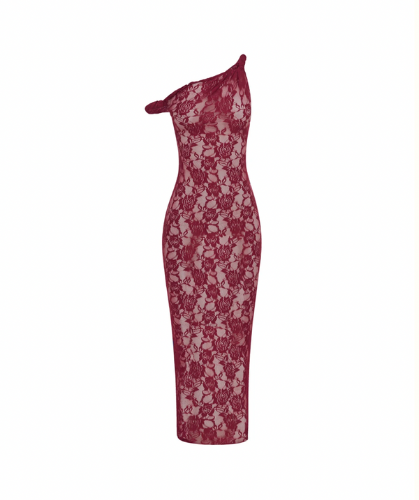 LONG LACE POPPY BY JOHANSEN RED