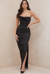 ADRIENNE DRESS BY HOUSE OF CB BLACK