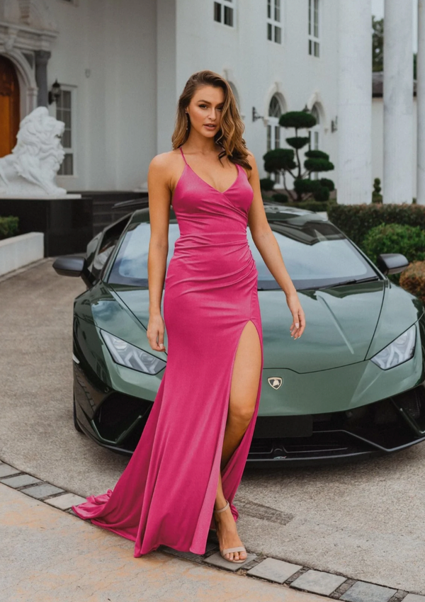 MILTON DRESS BY TANIA OLSEN PINK