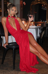 MELANIA MAXI DRESS RED
