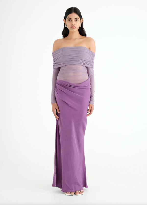 YASMIN OFF SHOULDER BY BENNI PURPLE