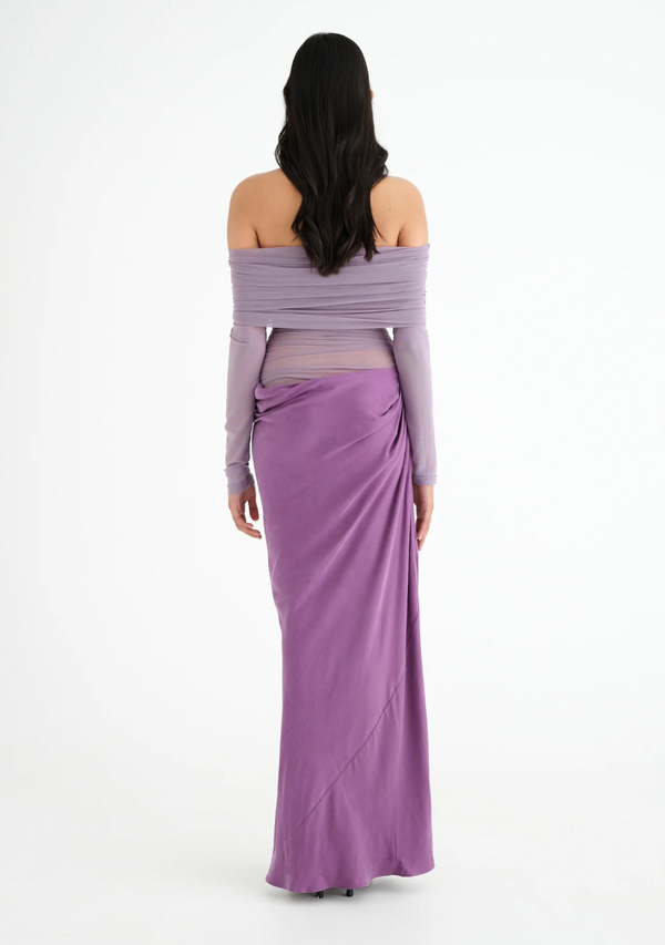 YASMIN OFF SHOULDER BY BENNI PURPLE