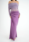 YASMIN OFF SHOULDER BY BENNI PURPLE