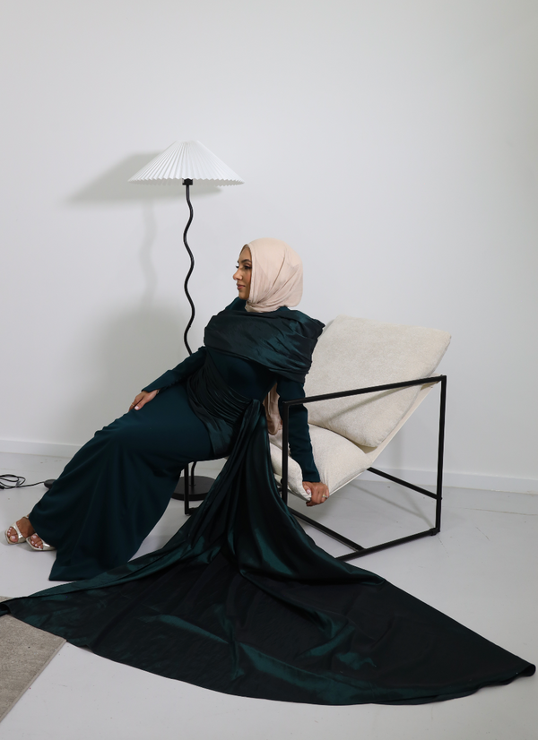 CYNTHIA GOWN BY MY SECRET WARDROBE EMERALD