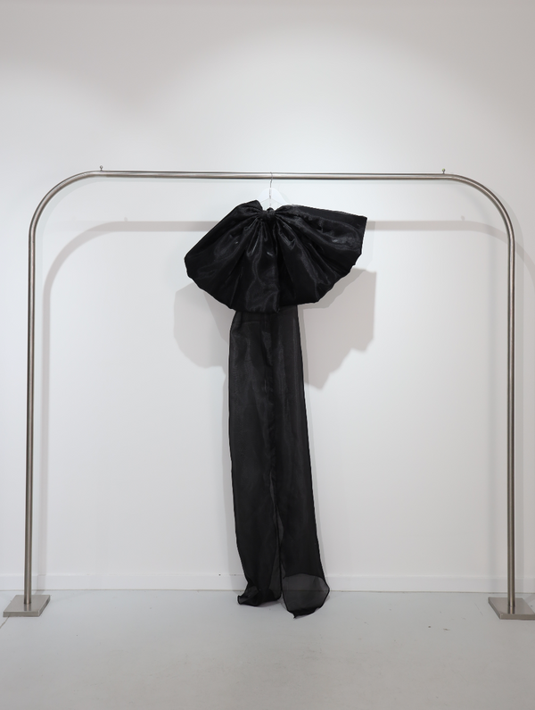 CELESTE BOW BY MY SECRET WARDROBE BLACK