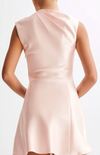 GRANGER SATIN MINI DRESS BY MESHKI PALE PINK