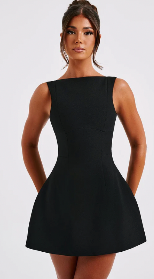 ALANA MINI DRESS BLACK