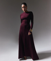 ELYSIAN DRESS BY MUZA BURGUNDY
