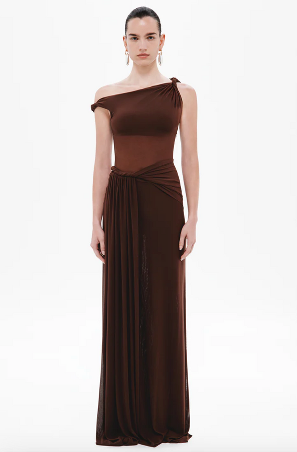 SISAL MESH DRESS BY MISHA BROWN