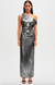 NYRA METALLIC GOWN BY MISHA BROWN
