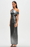 NYRA METALLIC GOWN BY MISHA BROWN
