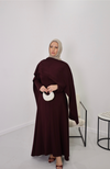 ELYSIAN DRESS BY MUZA BURGUNDY