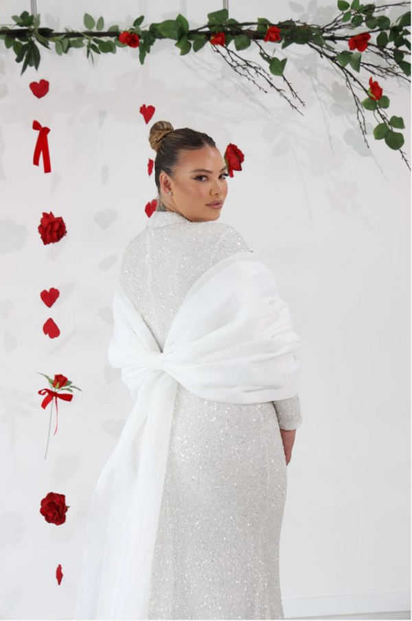 CELESTE BOW BY MY SECRET WARDROBE WHITE