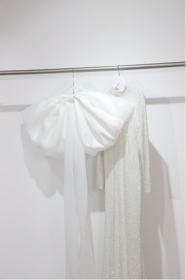 CELESTE BOW BY MY SECRET WARDROBE WHITE