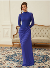 EVA BLUE MAXI DRESS