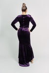 VELVED MISHA GOWN BY MY SECRET WARDROBE PURPLE