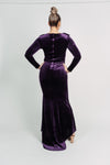 VELVED MISHA GOWN BY MY SECRET WARDROBE PURPLE