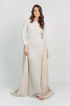 MONA PEARL GOWN BY MY SECRET WARDROBE WHITE